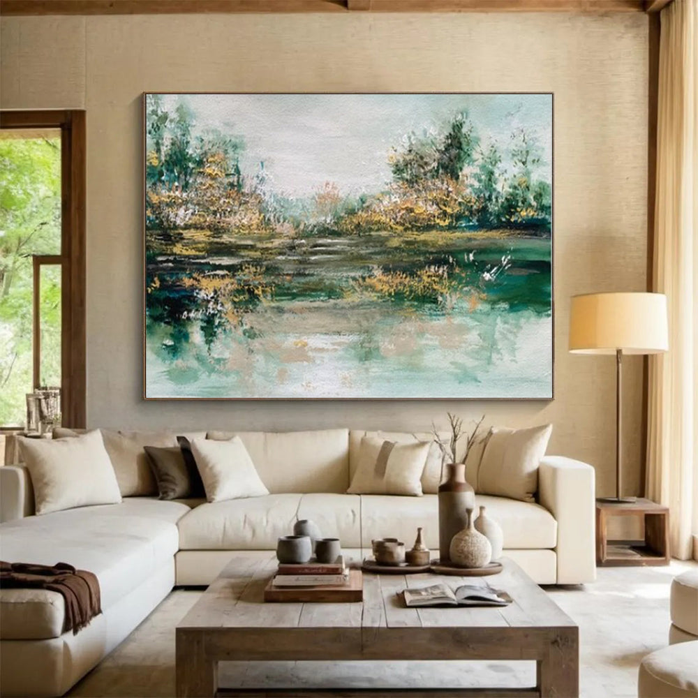 “Neutral - Toned Abstract Horizon” - Subtle - Textures Painting On Canvas PT1532