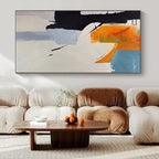 “Color Block Abstract” - Modern Abstract Painting On Canvas PS0208