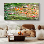 Colorful Floral Impasto Dream - Thick - Painted Abstract Flowers Painting On Canvas PS1236