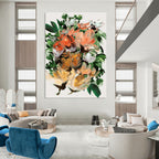“Vibrant Floral Bouquet” - Bold Colors with Expressive Brushstrokes Painting On Canvas DS217
