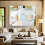 “Textured And Eclectic Abstract” - Abstract Painting On Canvas DKS554