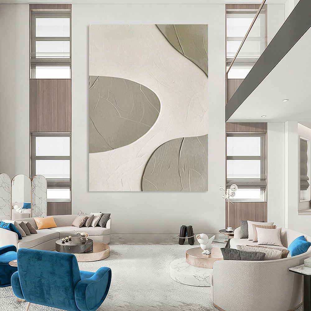 “Blue - Gray - Black Abstract” - Abstract Geometric Painting On Canvas PT2341