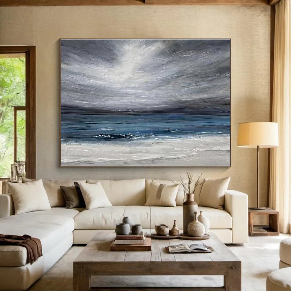 “Stormy Sea” Landscape Painting DKS215