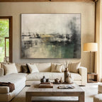 “Neutral Abstract Landscape” - Abstract Impressionist - Painting On Canvas PT1722