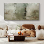 Muted Tones with Subtle Textures "Quiet Memories" Abstract Painting On Canvas PS1357