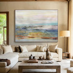 “Pastel Landscape Dream” Abstract Painting On Canvas DKS300