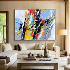 “Color - Explosion Abstract” Abstract Painting On Canvas DKS165