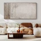 Light Gray Textured, "Faded Memories" – Textured Abstract Painting On Canvas PS0979