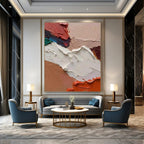 “Textured Color Fusion - Rich Palette & Thick Paint” Painting On Canvas DS263