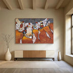 “Abstract Geometric Forms” - Abstract, Constructivist - Styled Painting On Canvas DKS005