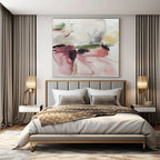 Pastel - Toned Vegetable Studies "Whimsical Roots" Watercolor Painting On Canvas PS1067