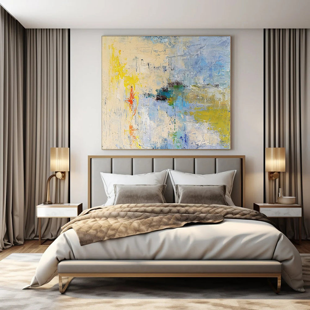 “Colorful Abstract Chaos” - Expressive Abstract Painting On Canvas PS0185