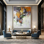 “Autumn Colors Abstract Landscape” - Seasonal Abstract Painting On Canvas PT1021