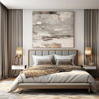 Gray and Brown Textured, "Urban Decay" – Textured Abstract Painting On Canvas PS0972