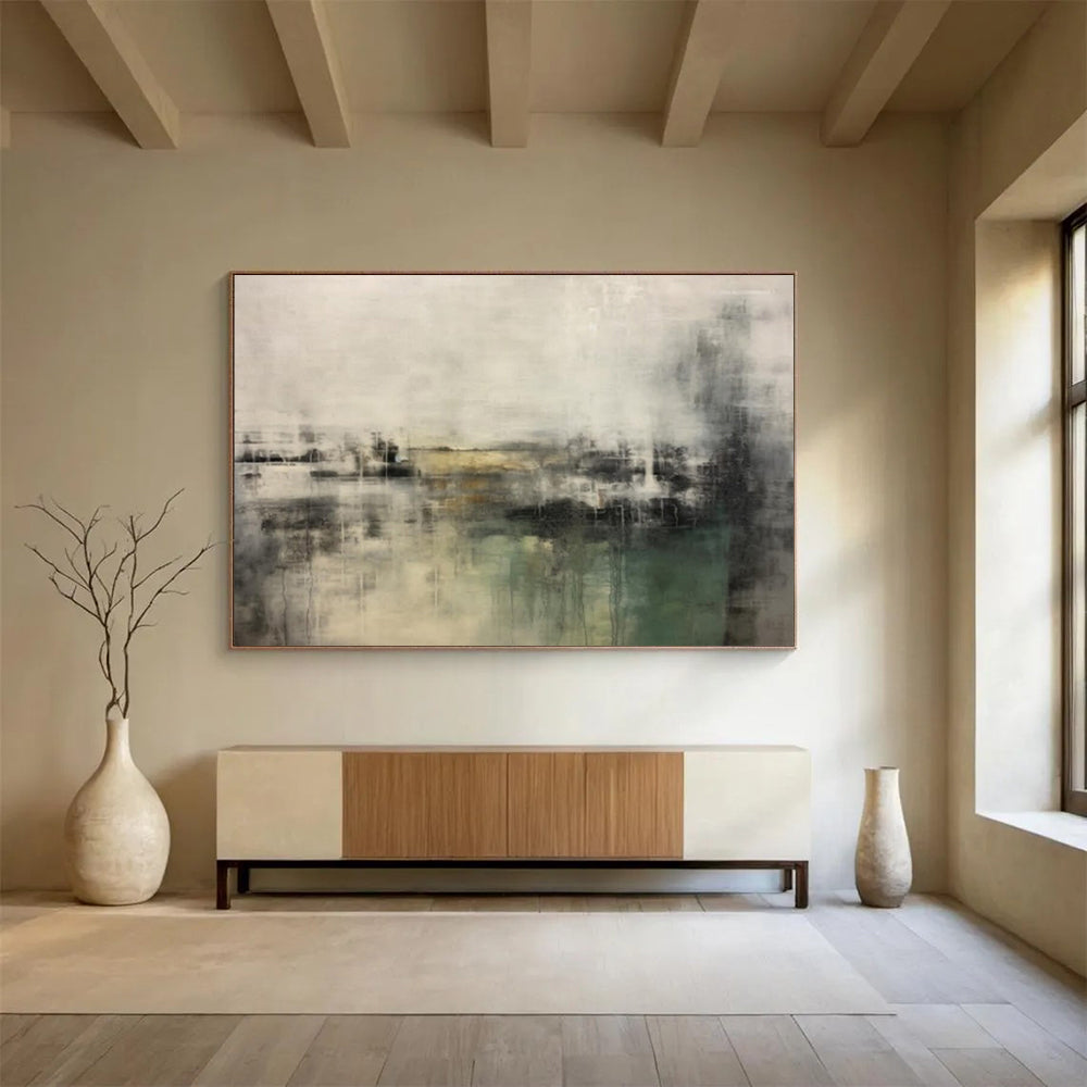 “Neutral Abstract Landscape” - Abstract Impressionist - Painting On Canvas PT1722