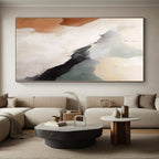 “Soft Color - Block Abstract with Textured Paint” - Impressionistic Abstract Painting On Canvas PS0282