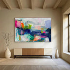 “Lively Color Chaos” - Abstract Expressionist Painting On Canvas DKS474