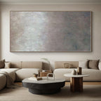 “Gradient Gray Abstract” - Gray Abstract Gradient Painting On Canvas PS0562