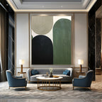 “Earthy Arch Combinations” - Textured Abstract Painting On Canvas PT1167