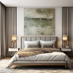 Muted Tones with Subtle Textures "Quiet Memories" Abstract Painting On Canvas PS1357