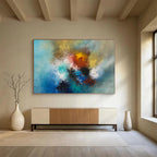 “Colorful Abstract Burst” - Abstract, Energetic - Styled Painting On Canvas DKS002
