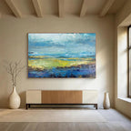 “Abstract Coastal Landscape” Landscape Painting On Canvas DKS190