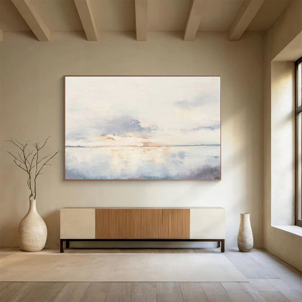 “Ethereal Dusk” - Dreamy Landscape Painting On Canvas DKS415