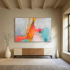 “Colorful Textured Abstract” Abstract Painting On Canvas DKS207