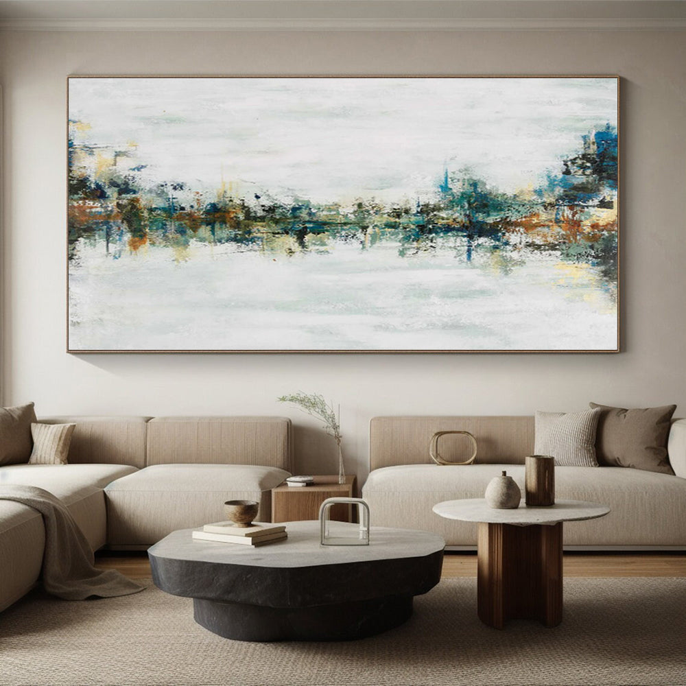 “Colorful Vertical Abstract Flow” - Abstract Expressionist Painting On Canvas PS0025