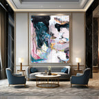 “Colorful Drip Abstraction” - Vibrant Hues & Flowing Drips Painting On Canvas DS191