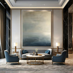 “Soft Tones Abstract” - Subtle Abstract Painting On Canvas DS299