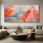 “Colorful Abstract Fusion” - Abstract Expressionist Painting On Canvas PS0031