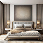 Beige with Intricate Textures "Subtle Silk" Abstract Painting On Canvas PS1366