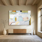 “Textured And Eclectic Abstract” - Abstract Painting On Canvas DKS554