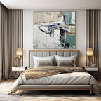 “Monochrome Swirl Minimalism” - Line - Driven Abstract Art On Canvas PS0202