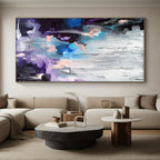 “Cool Tones Abstract” - Ethereal Abstract Painting On Canvas PS0069