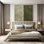 “Split Textured Neutrals” - Minimalist Abstract Painting On Canvas PS0218