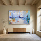 “Abstract Coastal Haze” - Abstract Landscape - Painting On Canvas PT1746