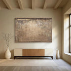 “Rustic Textured Abstract” - Textured Abstract Painting, Ideal for Industrial - Style Room & Den DKS599