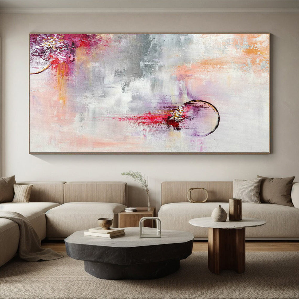 “Dreamy Moonlit Abstract” - Fantasy - Inspired Abstract Painting On Canvas PS0038