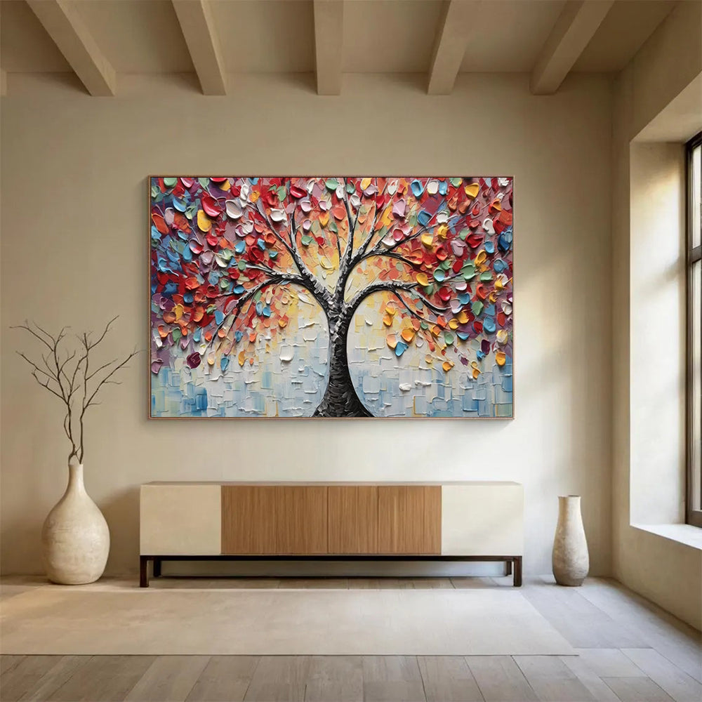 “Misty Forest Path Abstract” - Ethereal Landscape Painting On Canvas PT169