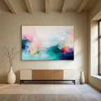 “Pastel Dreamscape” - Soft Abstract Painting On Canvas DKS472