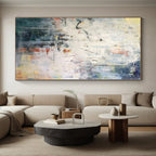 “Multi - colored Abstract Chaos” - Dynamic Abstract Painting On Canvas PS0298