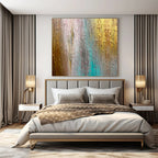 Gray and White Abstract Structure - Stark Monochromatic Forms Painting On Canvas PS1221