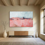 “Coral Fields” - Abstract Landscape Painting On Canvas DKS416