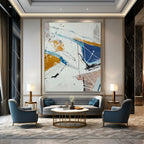 “Dynamic Line Abstraction” - Abstract Expressionist Painting On Canvas DS049