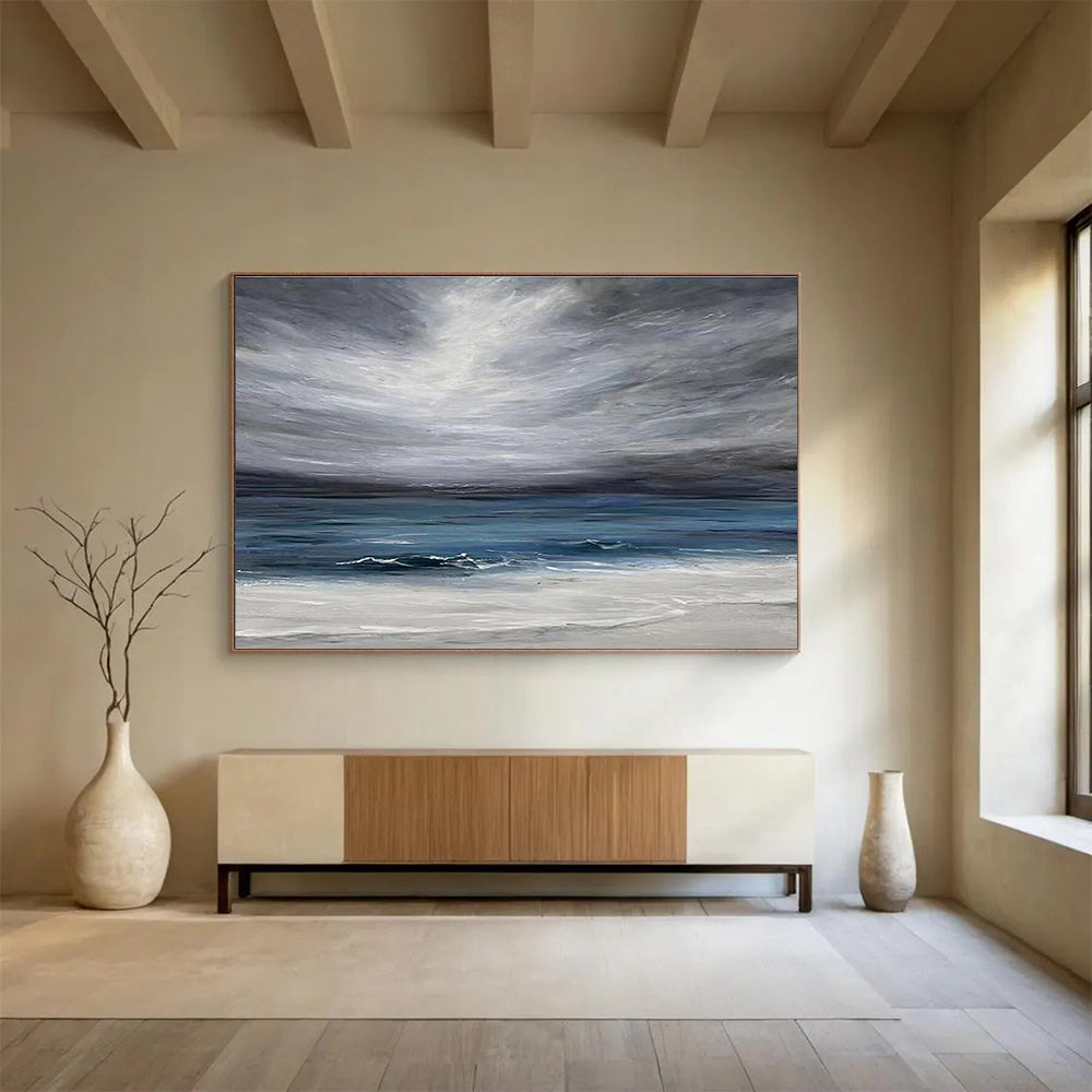 “Stormy Sea” Landscape Painting DKS215