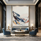 “Colorful Abstract Mountain” - Abstract, Landscape - Inspired Painting On Canvas PT1548