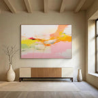 “Sunny Color Fusion” - Bright Abstract Painting On Canvas DKS490
