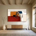 Bold Color - Block Abstract - Expressive Abstract Painting On Canvas DKS357